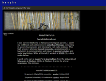 Tablet Screenshot of harrylin.com